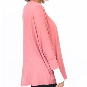 Dark Peach Urban Cardi by Agnes & Dora NWT